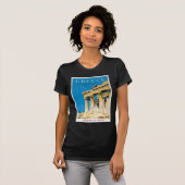 ヴィンテージ旅行アテネギリシャ・パルテノン寺院 Tシャツ (正面フル)