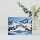 ヴィンテージ旅行アルマティカザフスタンのシティバケーション ポストカード (スタンド正面)