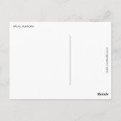 ヴィンテージ旅行アートウルルオーストラリア葉書 ポストカード (裏面)