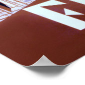 ~ヴィンテージ旅行イタリアンポスターを燃やす。 ポスター (角)