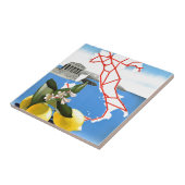 ヴィンテージ旅行イタリア タイル (側面)