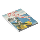 ヴィンテージ旅行イタリア ノートパッド (アングル)