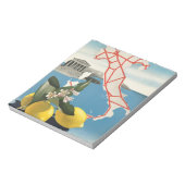 ヴィンテージ旅行イタリア ノートパッド (回転)