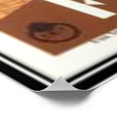 ヴィンテージ旅行イタリア,フィレンツェ – ポスター (角)