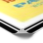 ヴィンテージ旅行イタリア –  ポスター (角)