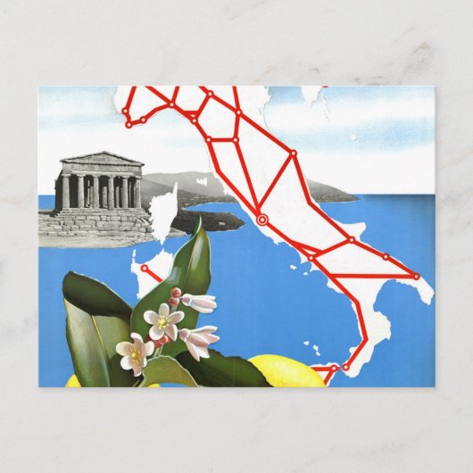 ヴィンテージ旅行イタリア ポストカード (正面)