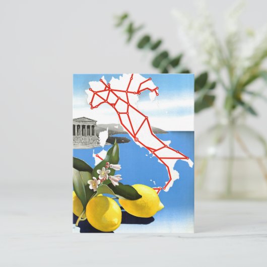 ヴィンテージ旅行イタリア ポストカード (スタンド正面)