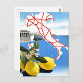 ヴィンテージ旅行イタリア ポストカード (正面/裏面)