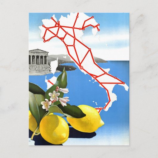 ヴィンテージ旅行イタリア ポストカード (正面)