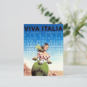 ヴィンテージ旅行イタリア- ポストカード (スタンド正面)