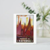ヴィンテージ旅行イタリア,ラヴェンナ – ポストカード (スタンド正面)