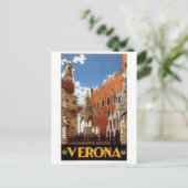 ヴィンテージ旅行イタリア,ヴェローナ – ポストカード (スタンド正面)