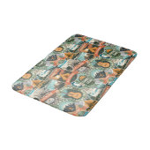 ヴィンテージ旅行エクスプローラーパターン バスマット (アングル)