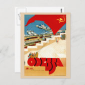 ヴィンテージ旅行オデッサ・ウクライナソ連 ポストカード (正面/裏面)