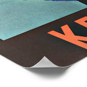 ヴィンテージ旅行カシミールインド鉄道 ポスター (角)