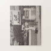 ヴィンテージ旅行カフランスのップルリヴィエラカンヌ1930s ジグソーパズル (縦)