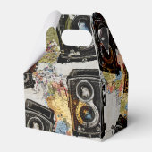 ヴィンテージ旅行カメラパターン フェイバーボックス (裏面サイド)