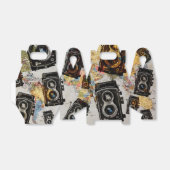 ヴィンテージ旅行カメラパターン フェイバーボックス (折り畳みなし)