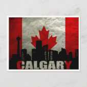 ヴィンテージ旅行カルガリーAlbertaカナダエドモントン ポストカード (正面)