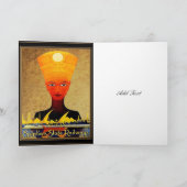 ヴィンテージ旅行カードエジプト カード (内部)