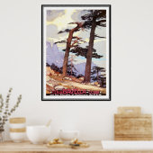 ヴィンテージ旅行コルシカ – ポスター (キッチン)