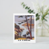 ヴィンテージ旅行コルシカ –  ポストカード (スタンド正面)
