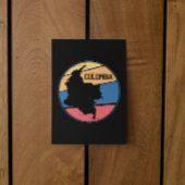 ヴィンテージ旅行コロンビアの地カラフル図 ポストカード