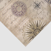 ヴィンテージ旅行コンパス 薄葉紙 (詳細)