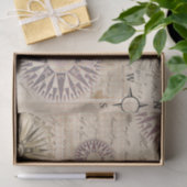 ヴィンテージ旅行コンパス 薄葉紙 (ギフト)