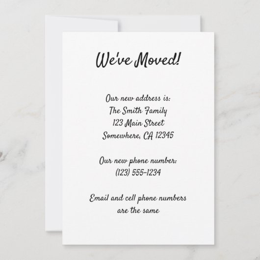 ヴィンテージ旅行サンフランシスコ住所の変更 招待状 (裏面)