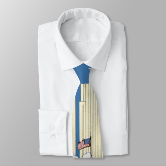 ヴィンテージ旅行シカゴは都市スカイラインのすべてを持っている ネクタイ (タイ)