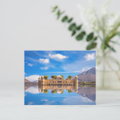 ヴィンテージ旅行ジャイプールインディアカラフルラジャスタン ポストカード (スタンド正面)