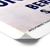 ヴィンテージ旅行スイスbyジュンフラウ鉄道 ポスター (角)