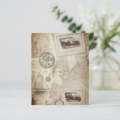 ヴィンテージ旅行スクラップブック紙 (スタンド正面)