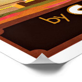 ヴィンテージ旅行スコットランドbyバス ポスター (角)