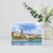 ヴィンテージ旅行スプリットCroatia Croatia E retro tourism ポストカード (スタンド正面)