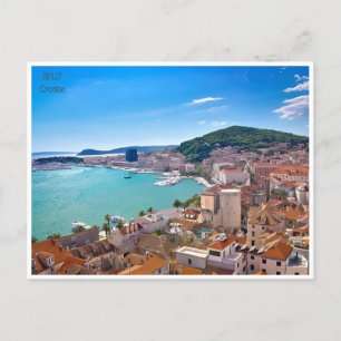 ヴィンテージ旅行スプリットCroatia Croatia E retro tourism ポストカード