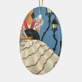 ヴィンテージ旅行スペイン セラミックオーナメント (左)