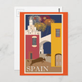 ヴィンテージ旅行スペイン ポストカード (正面/裏面)