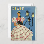 ヴィンテージ旅行スペイン ポストカード (正面/裏面)