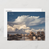 ヴィンテージ旅行タイナンタイワンシティバケーションレトロ ポストカード (正面/裏面)