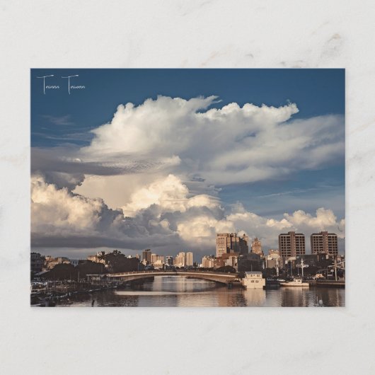 ヴィンテージ旅行タイナンタイワンシティバケーションレトロ ポストカード (正面)