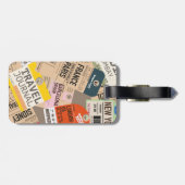 ヴィンテージ旅行チケット ラゲッジタグ (裏面横)