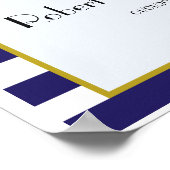 ヴィンテージ旅行テーマ結婚の歓迎 ポスター (角)