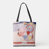 ヴィンテージ旅行トート – ブラジル トートバッグ (裏面)