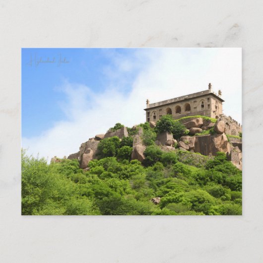 ヴィンテージ旅行ハイデラバードIndiaパキスタン休暇 ポストカード (正面)