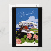 ヴィンテージ旅行バミューダ1940s ポストカード (正面/裏面)