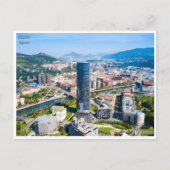 ヴィンテージ旅行ビルバオSpain Guggenheim city ポストカード (正面)
