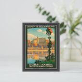 ヴィンテージ旅行フランス、アンボイズ城 – ポストカード (スタンド正面)