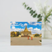 ヴィンテージ旅行プノンペンCambodia city ポストカード (スタンド正面)